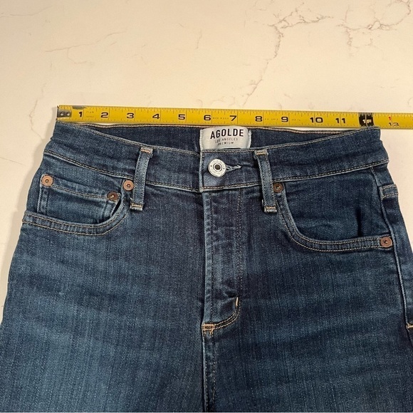 AGOLDE Sophie High Rise Skinny Crop Jeans 25 - Picture 10 of 12